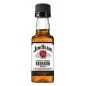 Preview: Jim Beam Bourbon White Label Miniflasche 0,05 L 40% vol